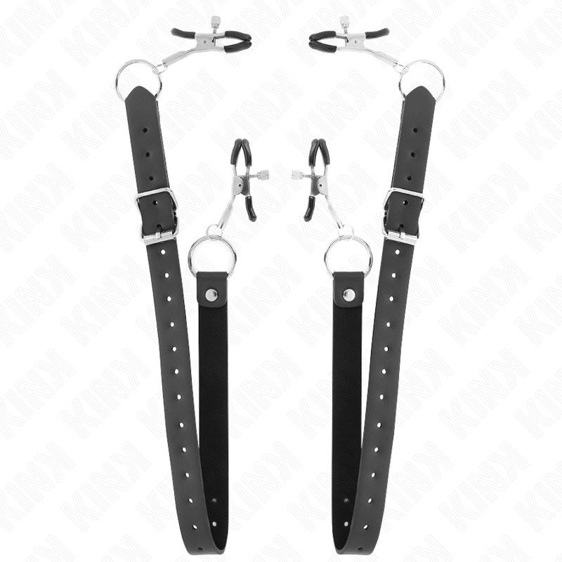 KINK - 4 pinces à clitoris réglables - 34-48 cm