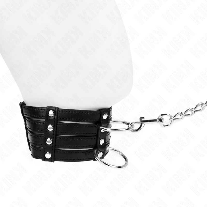 Collier BDSM Sub Style avec Ceinture Ajustable - KINK - KINK COLLAR & GAG