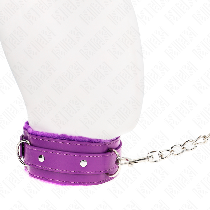 Collier BDSM avec Laisse 65cm Violet Restrictions - KINK - KINK COLLAR & GAG