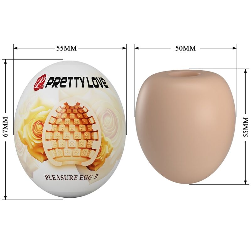 Masturbateur Masculin Pretty Love Œuf Chair - Pretty Love