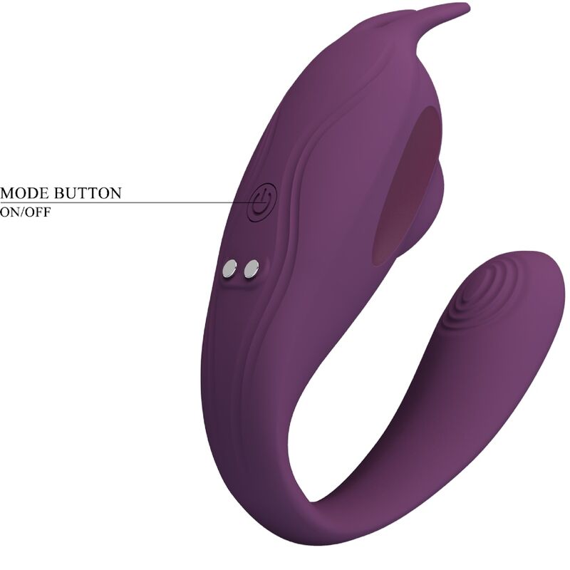 Stimulateur Couples Shey Connecté Violet - Pretty Love