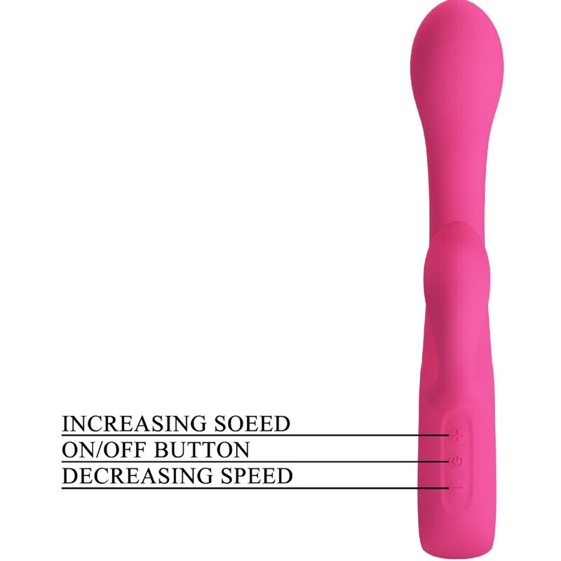 Vibromasseur Rabbit Pretty Love Double Stimulation Rose