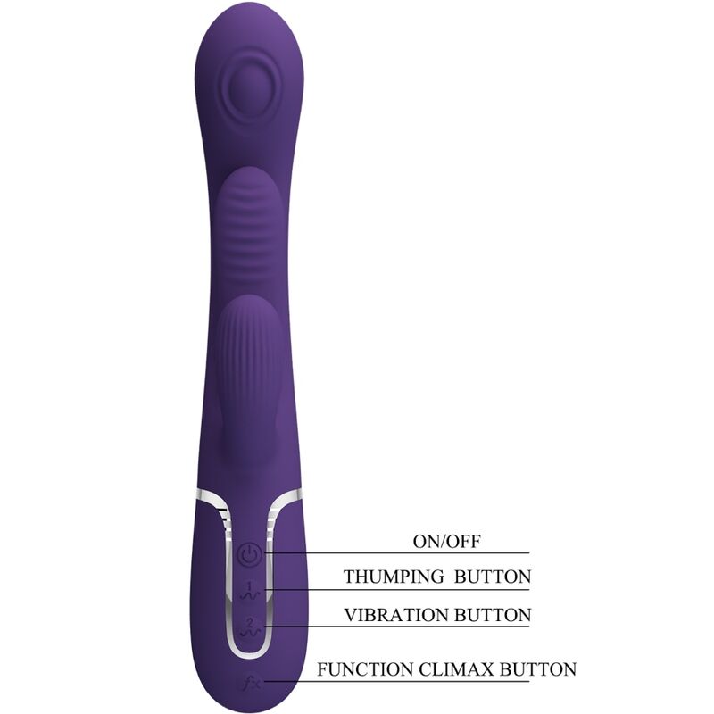 Stimulateur Rabbit Multifonction Shania Violet - Pretty Love