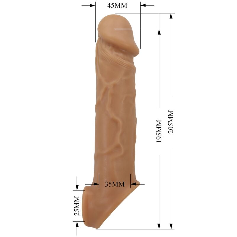 Gaine Pénis Pretty Love Spearhead Beige avec Anneau - Pretty Love