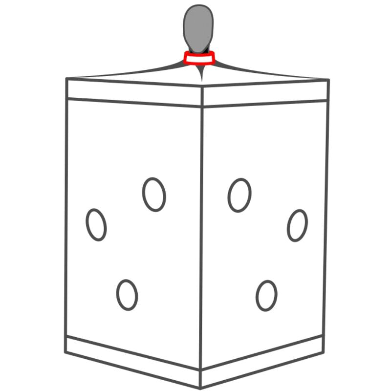 Secret Dome - Cabine BDSM ’Bondage box’ Scandale - Noir et Rouge