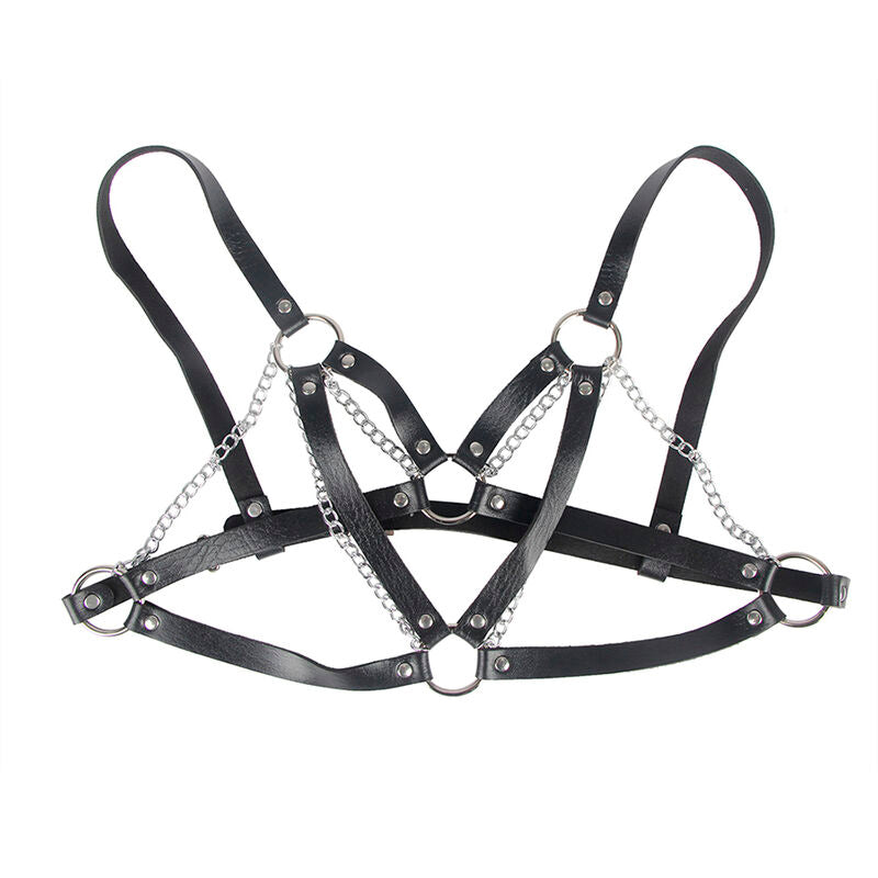 Ceinture punk bondage boucle métal noire taille unique - Subblime - SUBBLIME FETISH
