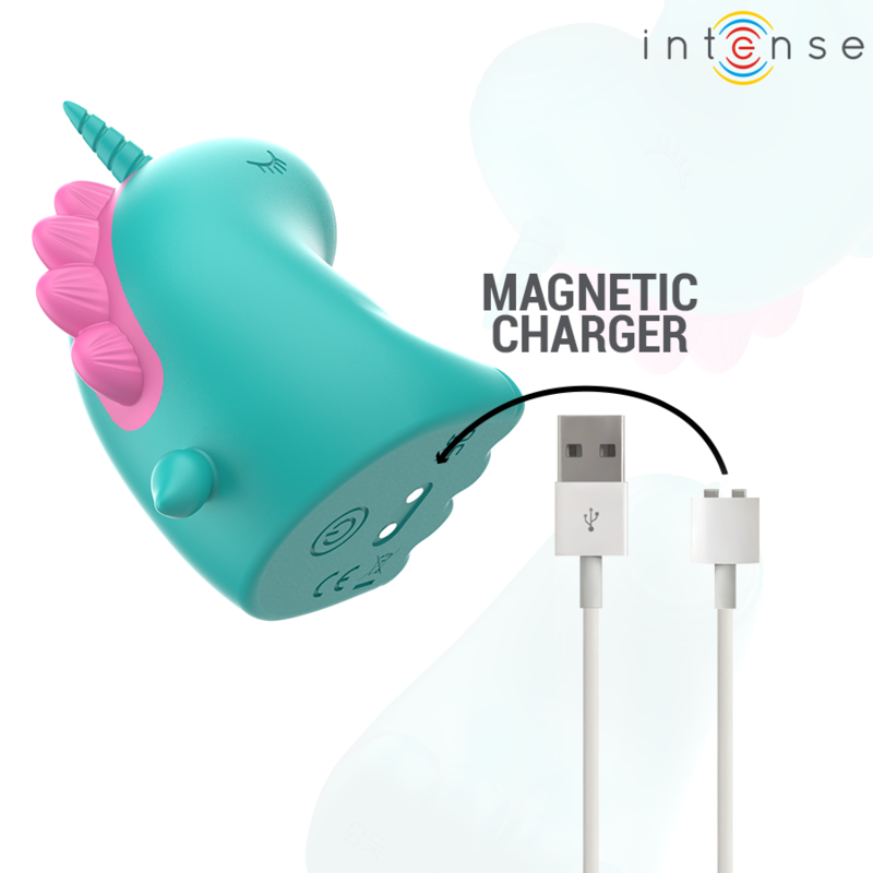Stimulateur Clitoridien Trixie Licorne Vert - Intense