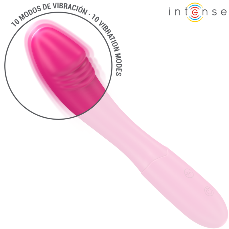 Vibromasseur Belinda Flexible 19cm Rose - Intense