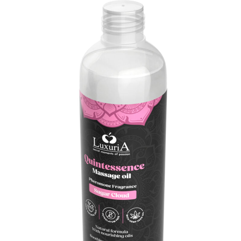 Intimateline - Huile Massage sensuelle Naturelle Barbe à Papa - 150ml