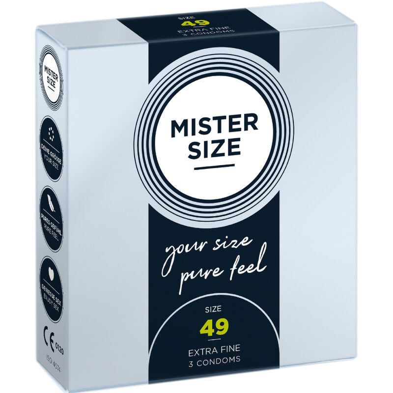 Préservatifs taille S 49 mm Mister Size - boîte de 3 - Mister Size - MISTER SIZE