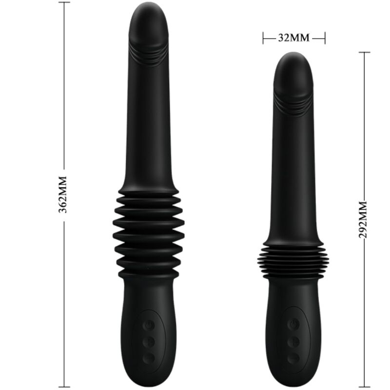 Vibromasseur Culotte Pazuzu Télécommandé Noir - Pretty Love