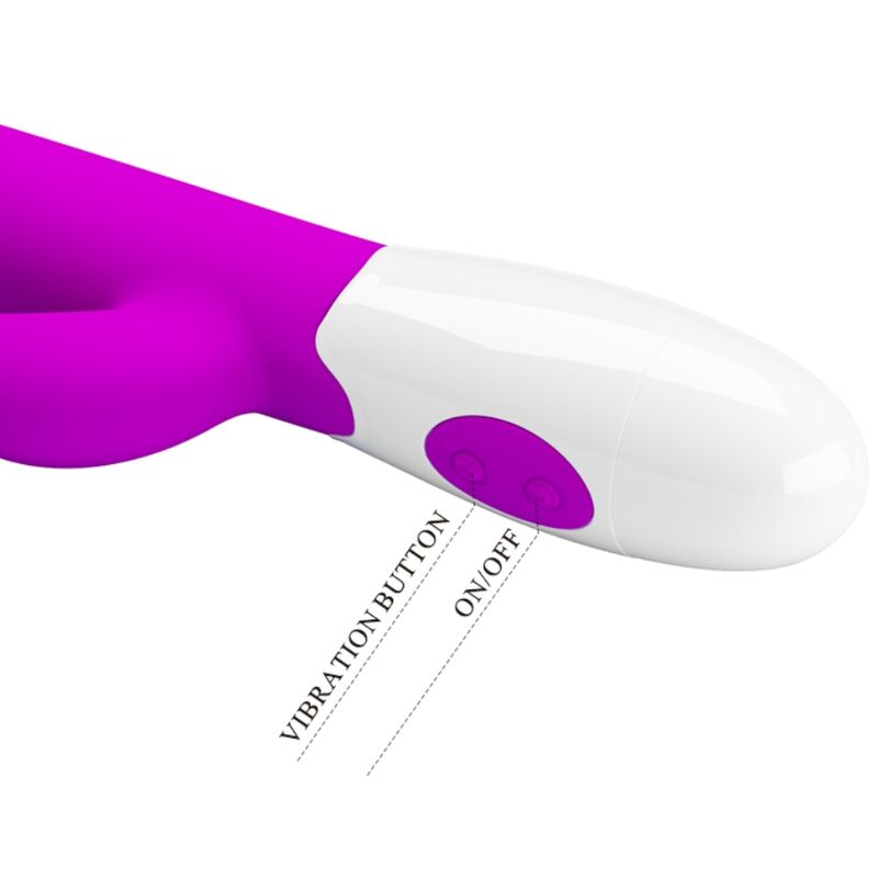 Vibromasseur Rabbit Centaure 30 Fonctions Violet - Pretty Love
