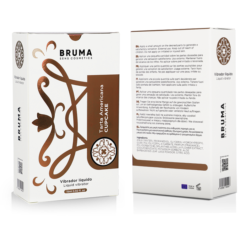 Gel Vibrant Bruma Liquide Ultra Glissant Cupcake 15ml - Bruma