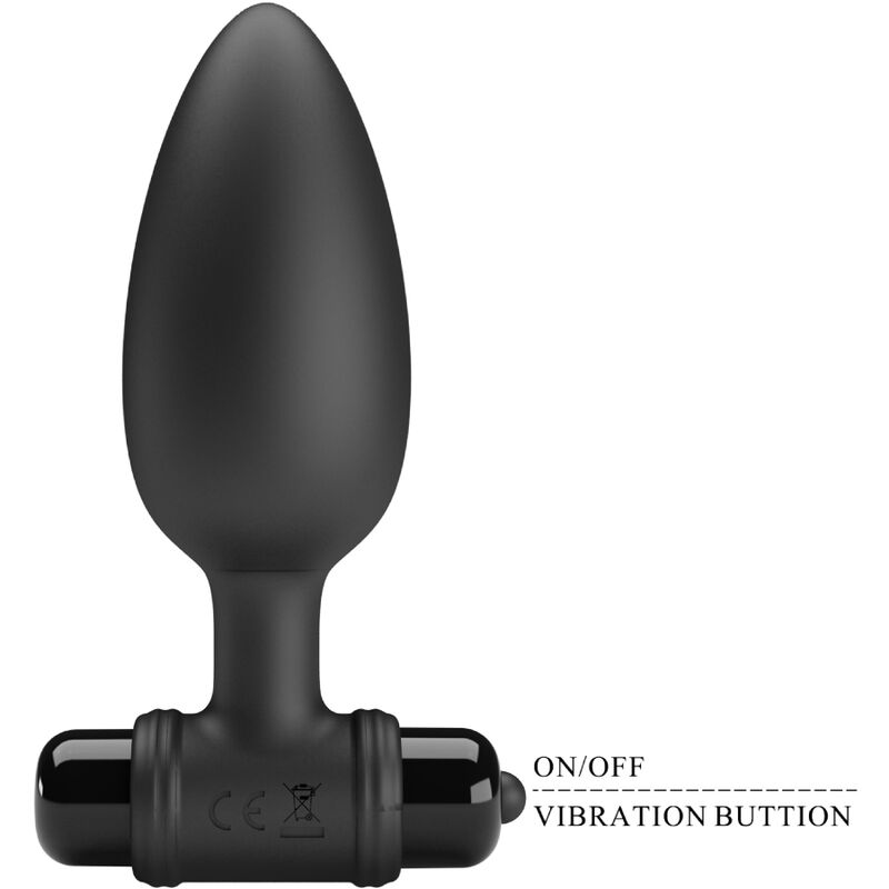 Plug Anal Vibrant 10 Modes Noir - Pretty Love