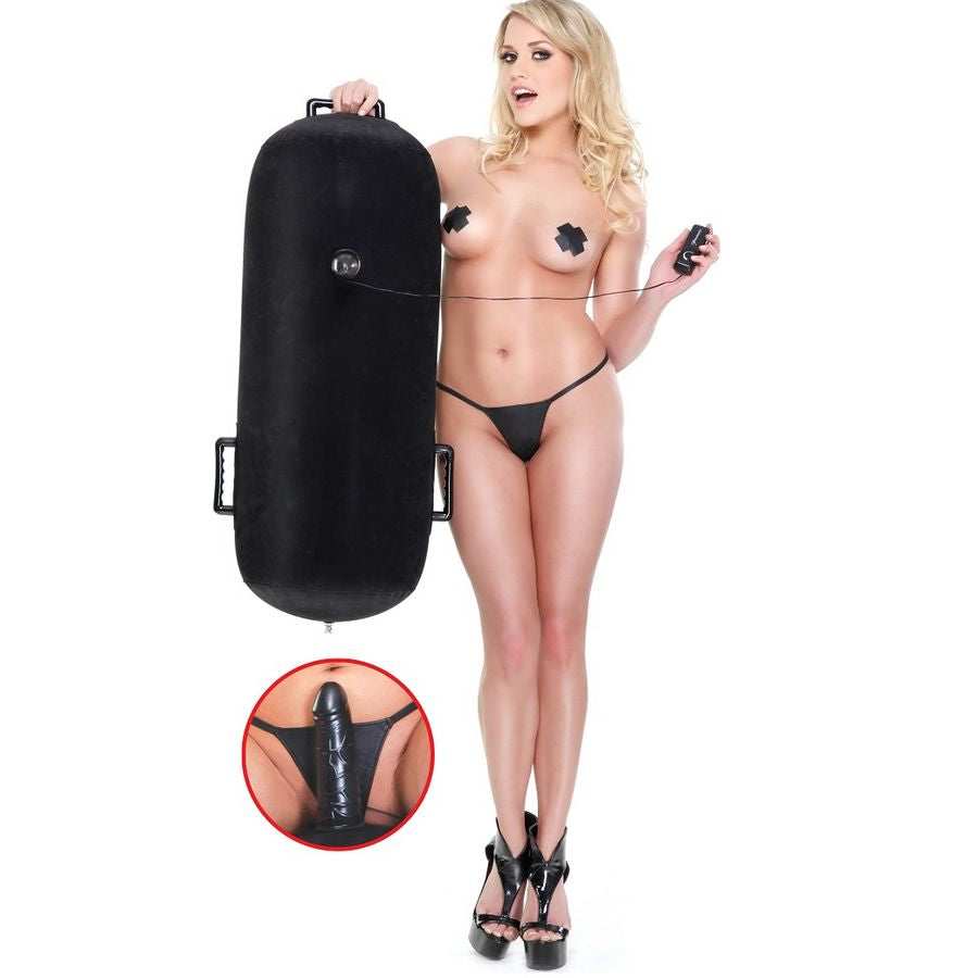 Coussin Gonflable Vibrant Luv Log avec Vibromasseur - Fetish Fantasy