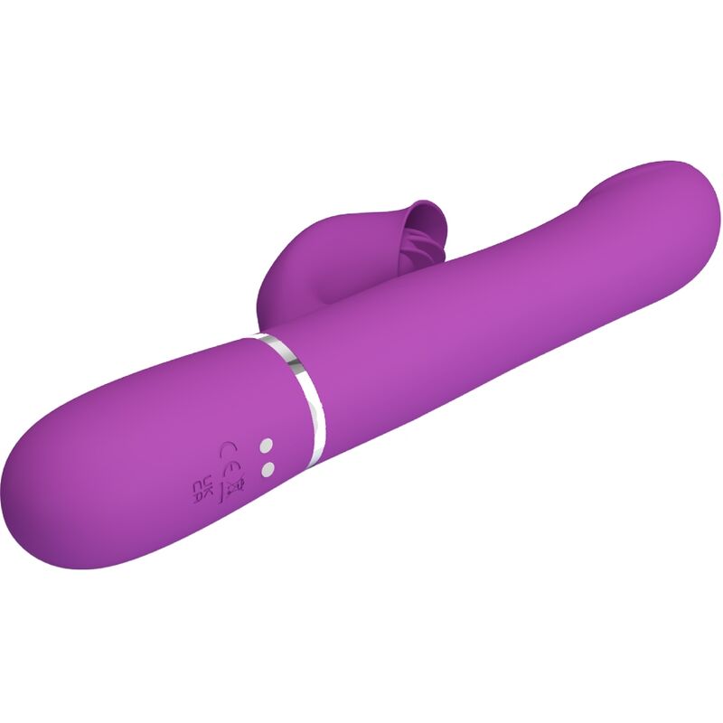Vibromasseur Rabbit Pretty Love 4 en 1 Violet - Pretty Love