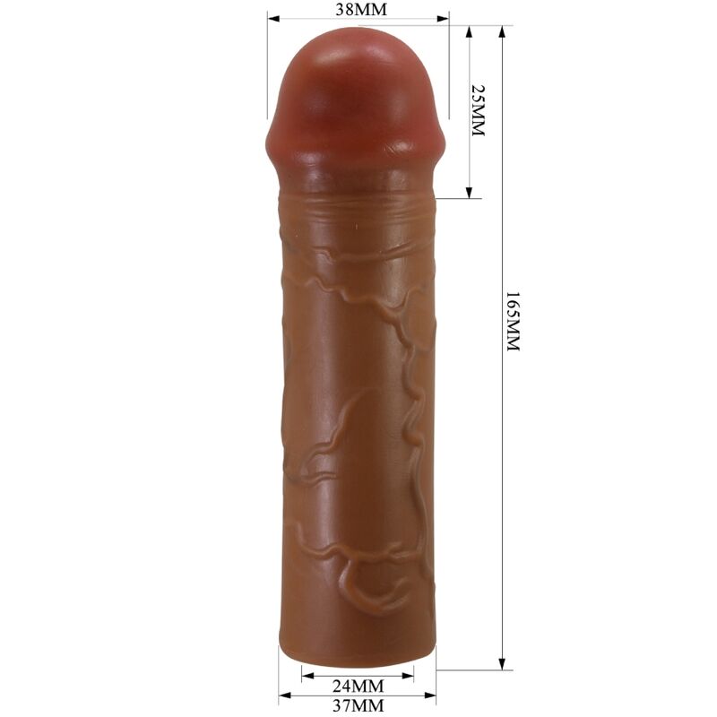 Extension Pénis Pretty Love Marron +2,5cm - Pretty Love