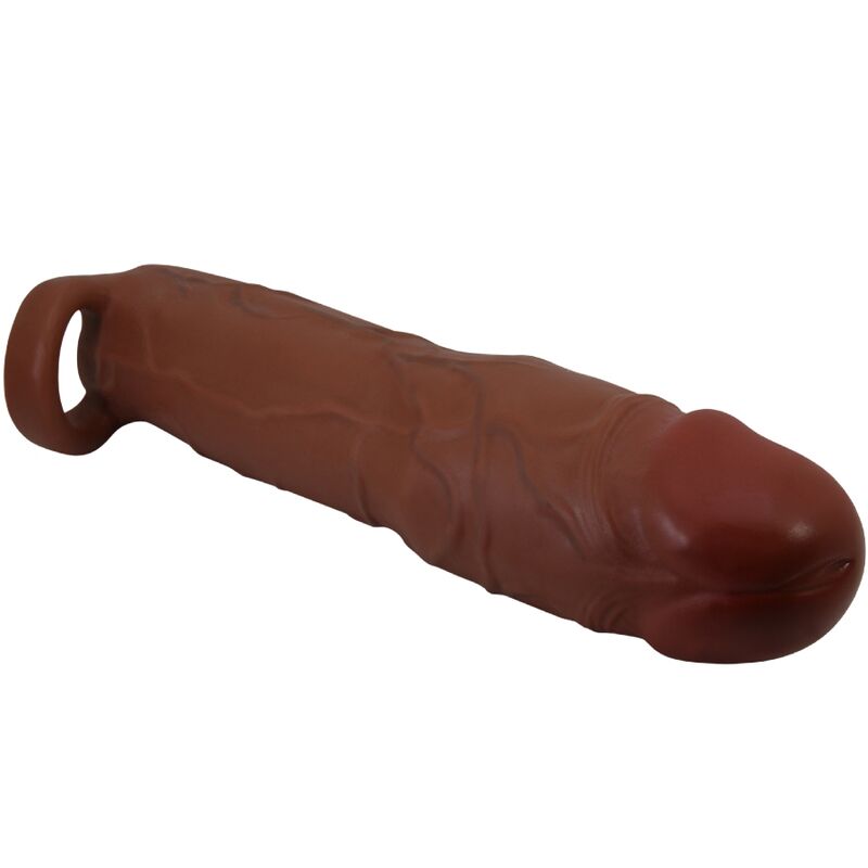 Extension Pénis Pretty Love Réaliste Marron +7,6cm - Pretty Love