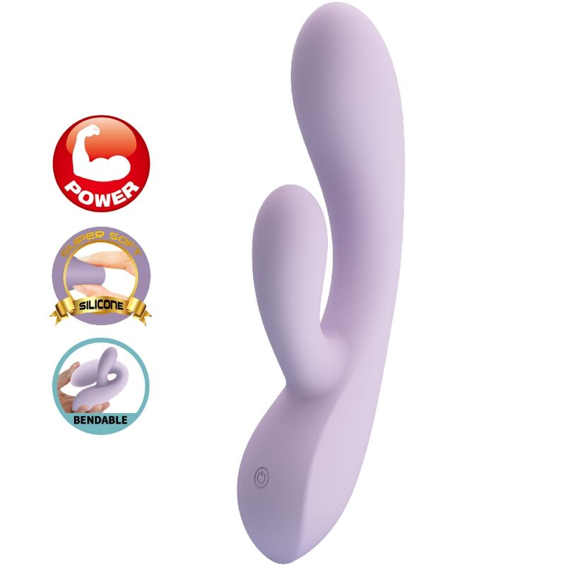 Stimulateur Rabbit Rosolyn Violet - Pretty Love