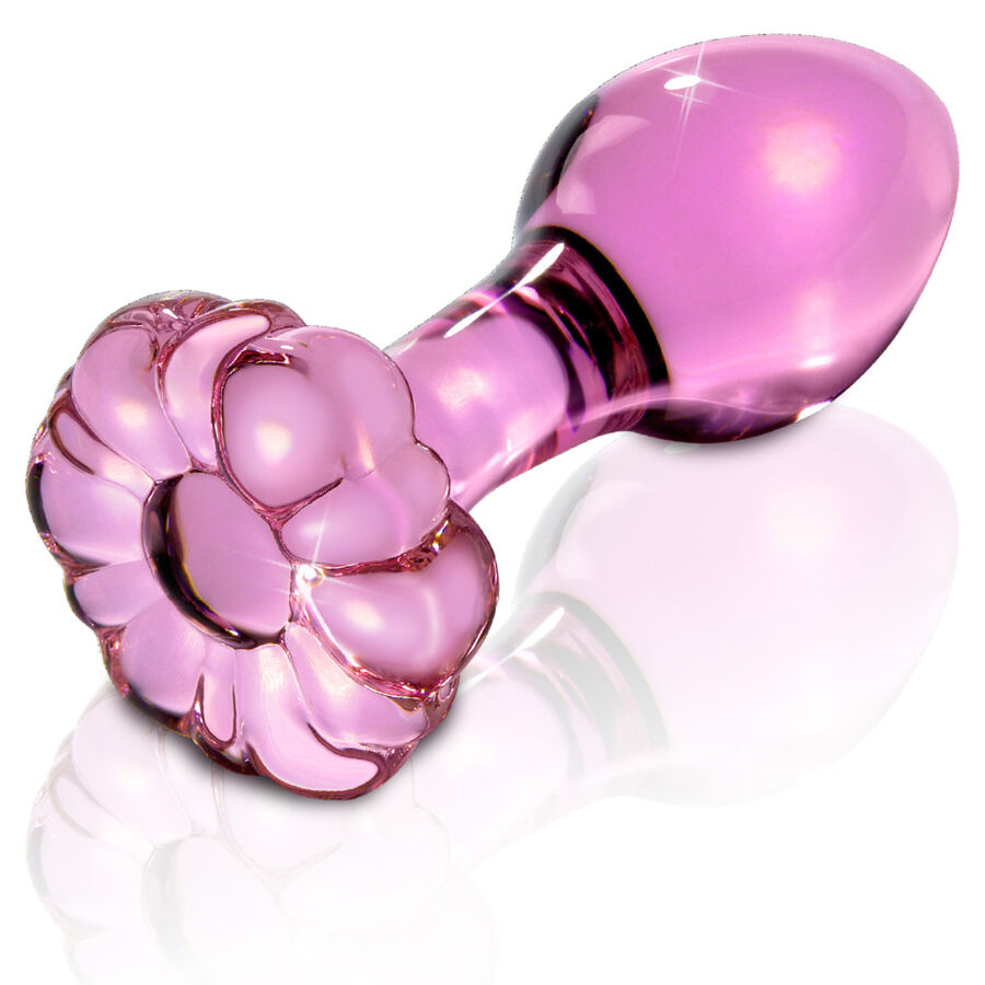 Plug Anal Verre Icicles N°48 Rose - Pipedream