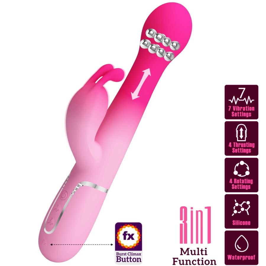 Vibromasseur Rabbit Dejon Rose - Pretty Love