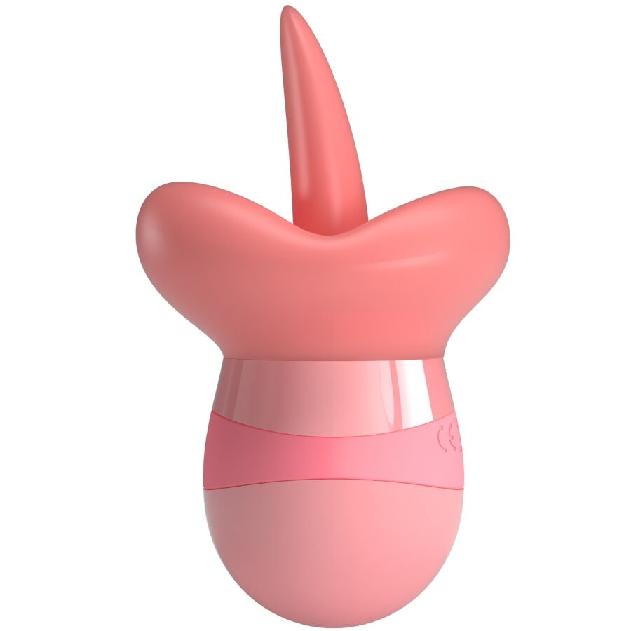Stimulateur Clitoris Kylee Tongue 10 Vibrations Rose - Pretty Love