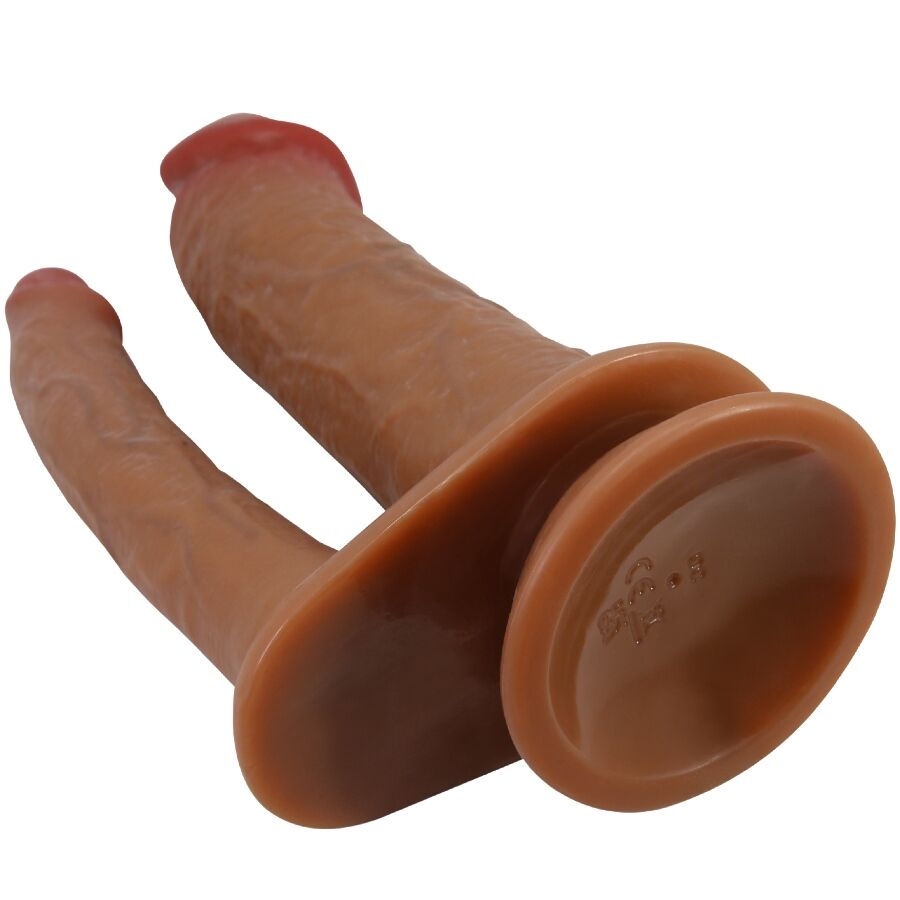 Double Gode Vibrant Hulbert Réaliste Mulato - Pretty Love