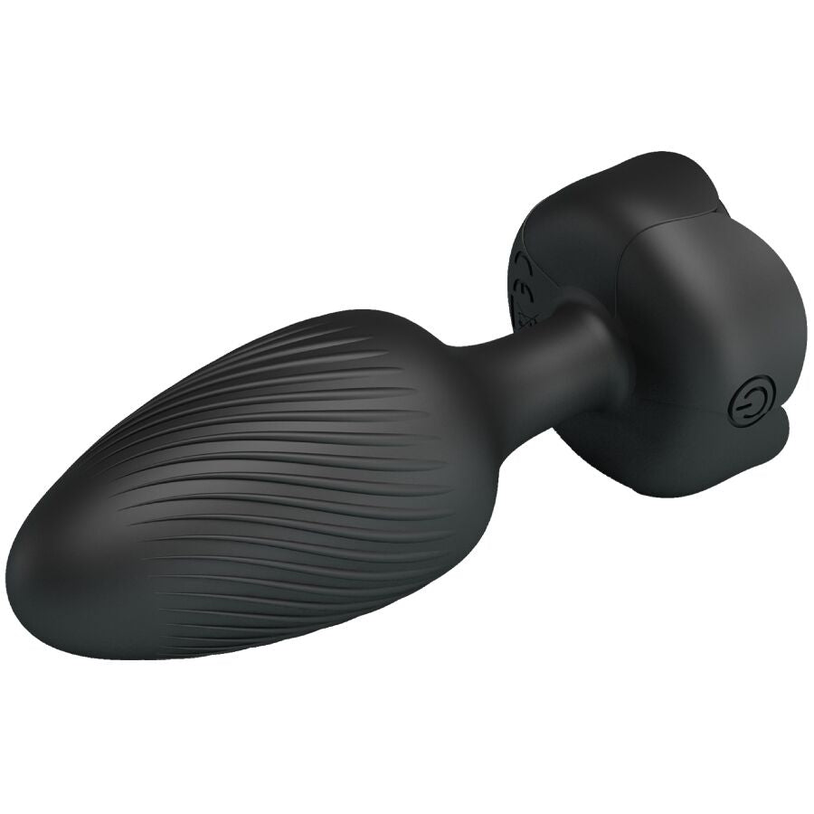 Plug Anal Vibrant LED Varian Noir 10,8 cm - Pretty Love