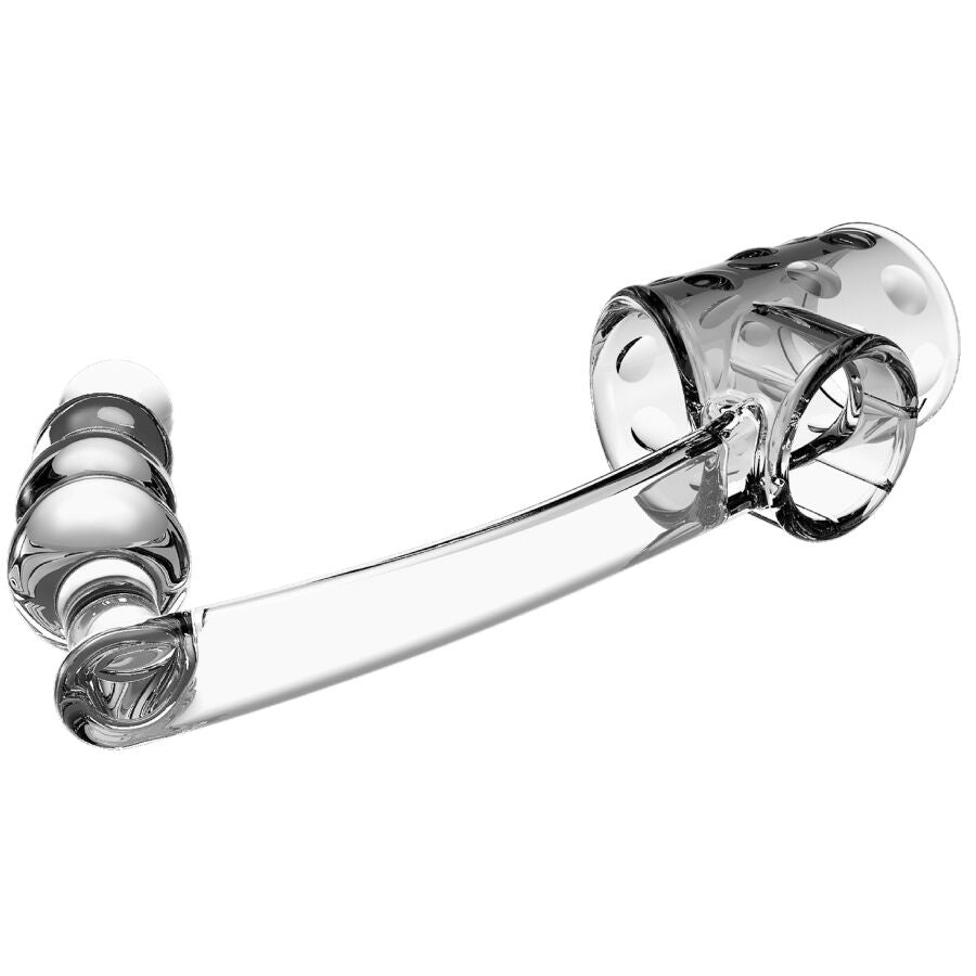 Manchon Pénis avec Plug Anal Bi-026277M Transparent - Pretty Love