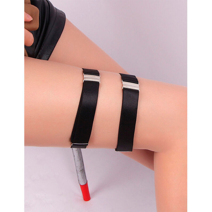Anneaux de Jambe Boucles Réglables Noires - Subblime - SUBBLIME ACCESORIES