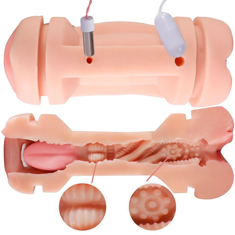 Masturbateur Double Kay Bouche Vagin Vibrant - SHEQU