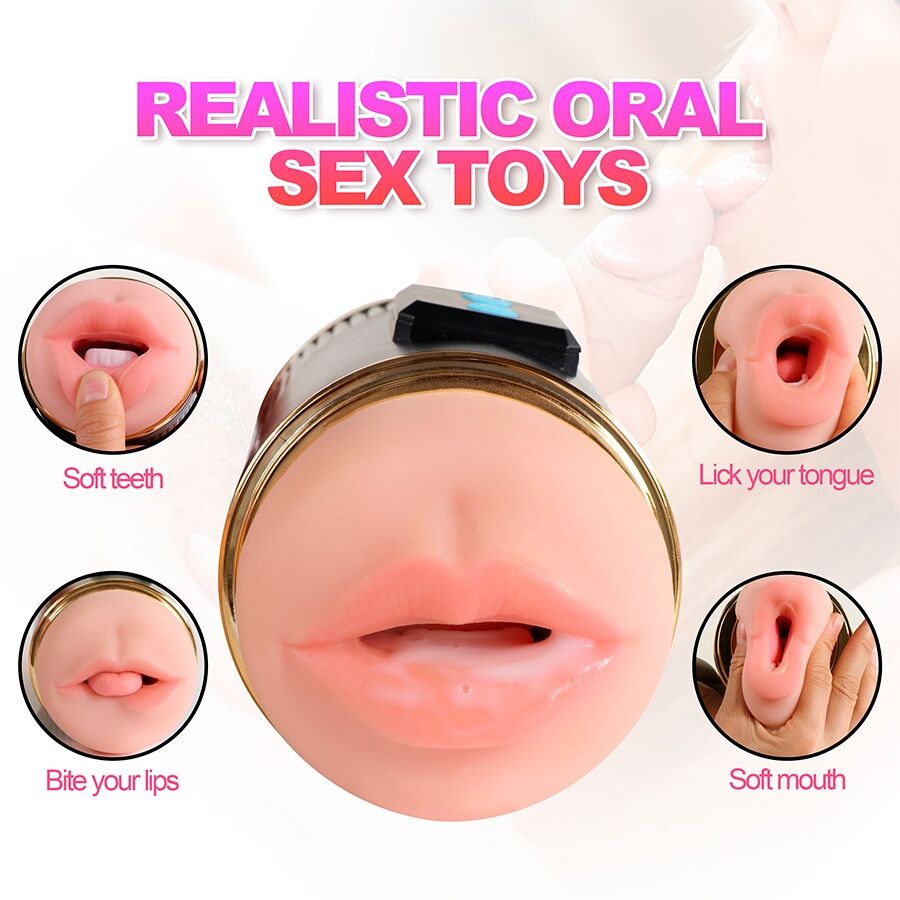 Masturbateur Double Kay Bouche Vagin Vibrant - SHEQU