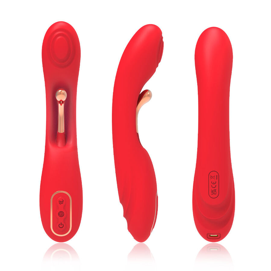 Vibrateur à Langue Oscillante Armony Rouge - Armony