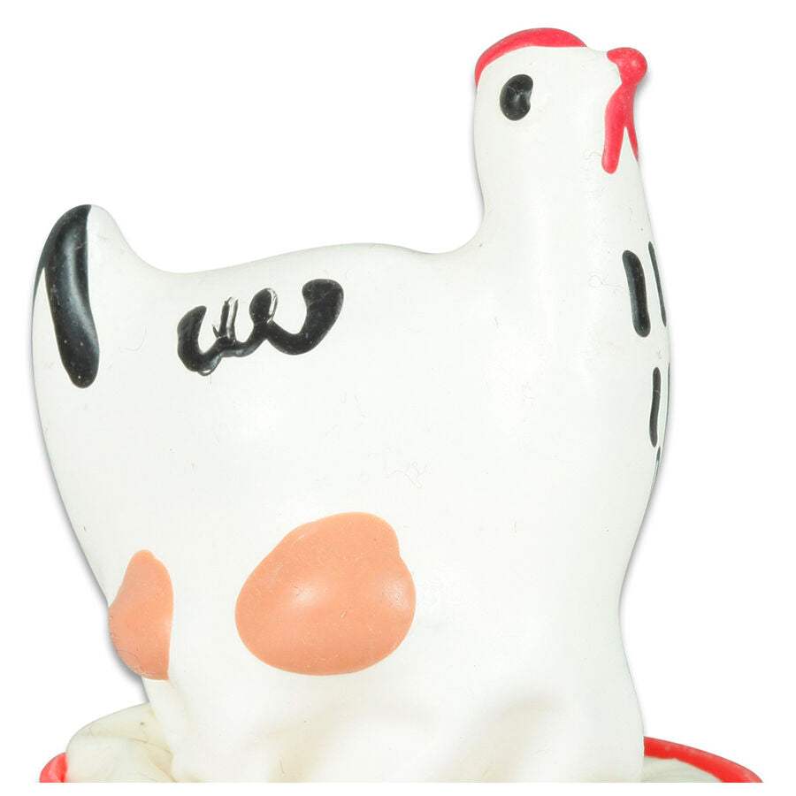 Préservatif Fantaisie Peint Main Poulet Blanc - Condomerie - CONDOMERIE