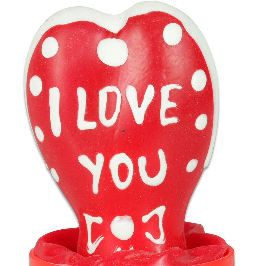 Préservatif Fantaisie Je t'Aime Coeur Modèle 1 - Condomerie - CONDOMERIE
