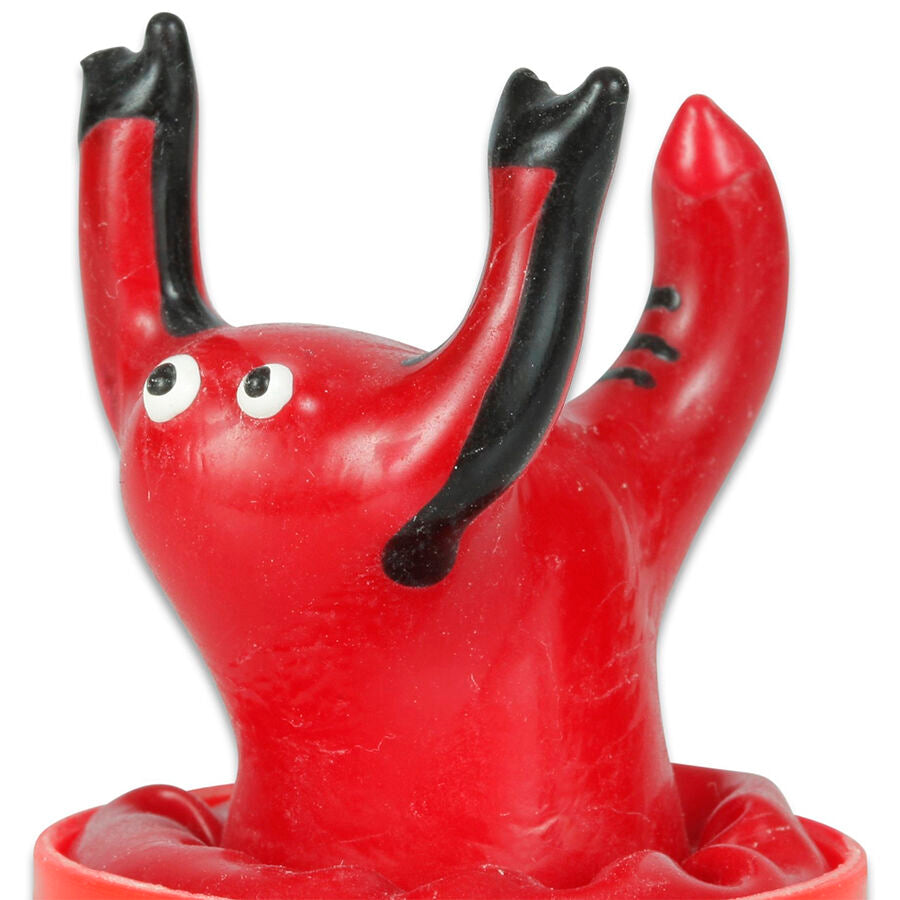 Préservatif Fantaisie Peint à la Main Rouge Scorpion - Condomerie - CONDOMERIE