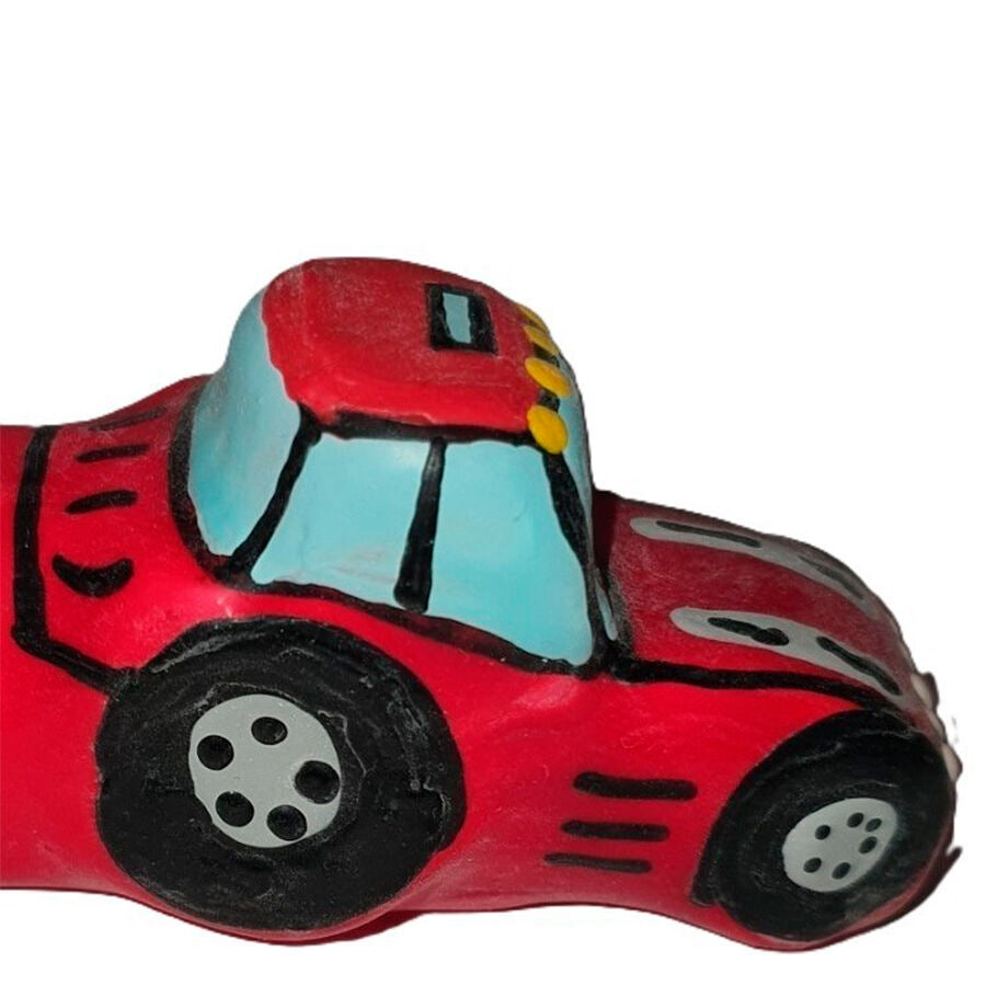 Préservatif Fantaisie Peint Main Tracteur Rouge XL - Condomerie - CONDOMERIE