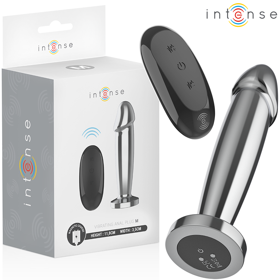 Plug Anal Vibrant Intense Métallique 10 Modes - Taille M