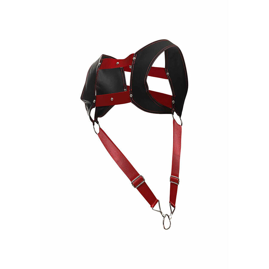 Harnais bondage MOB Dungeon avec anneau rouge - MaleBasics - MOB