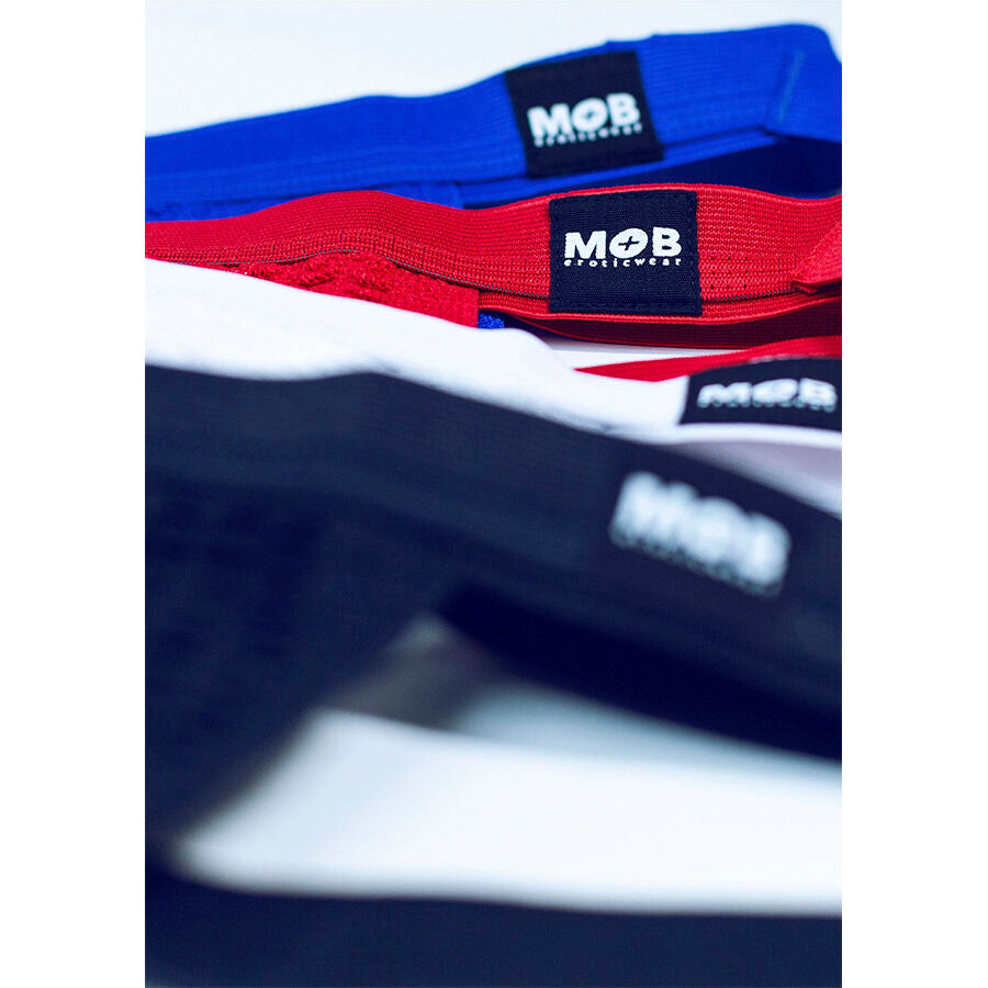Maillot de Bain Jockstrap Fetish Bleu L - MaleBasics - MOB