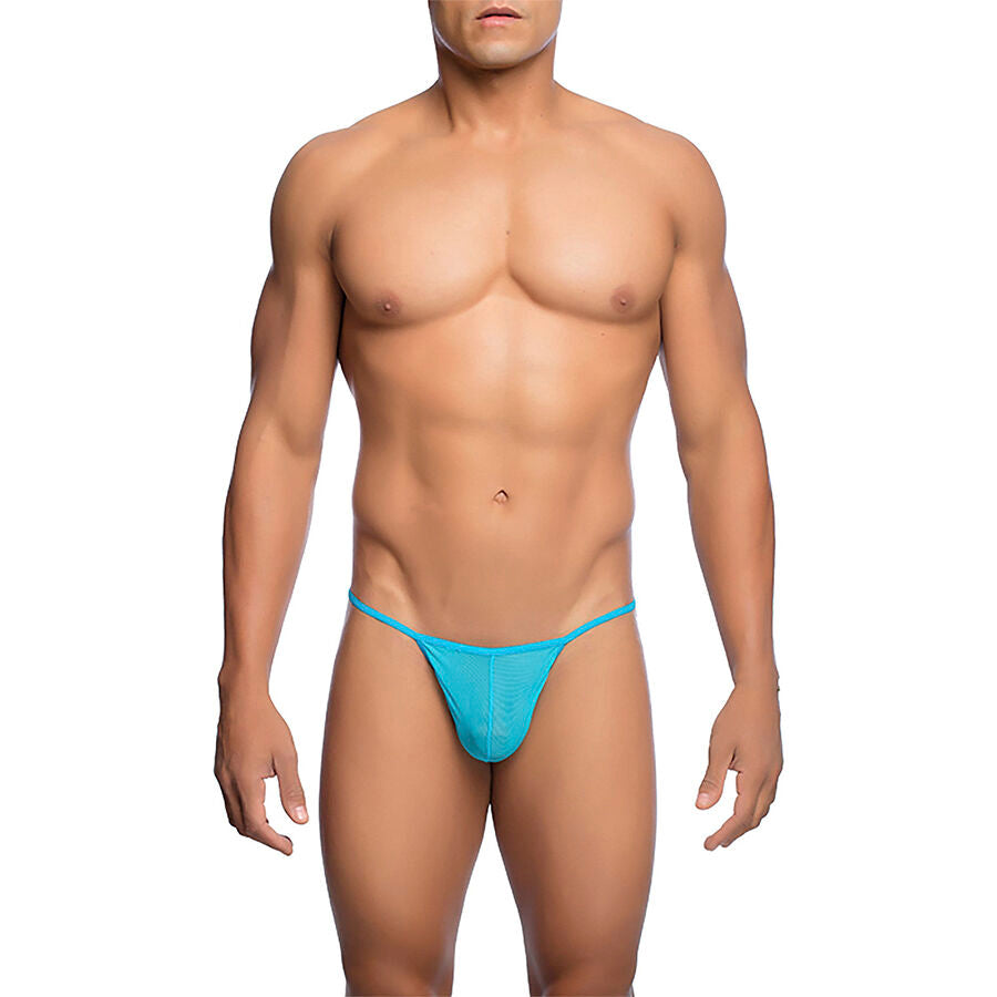 String transparent en T aqua L/XL - MaleBasics - MOB