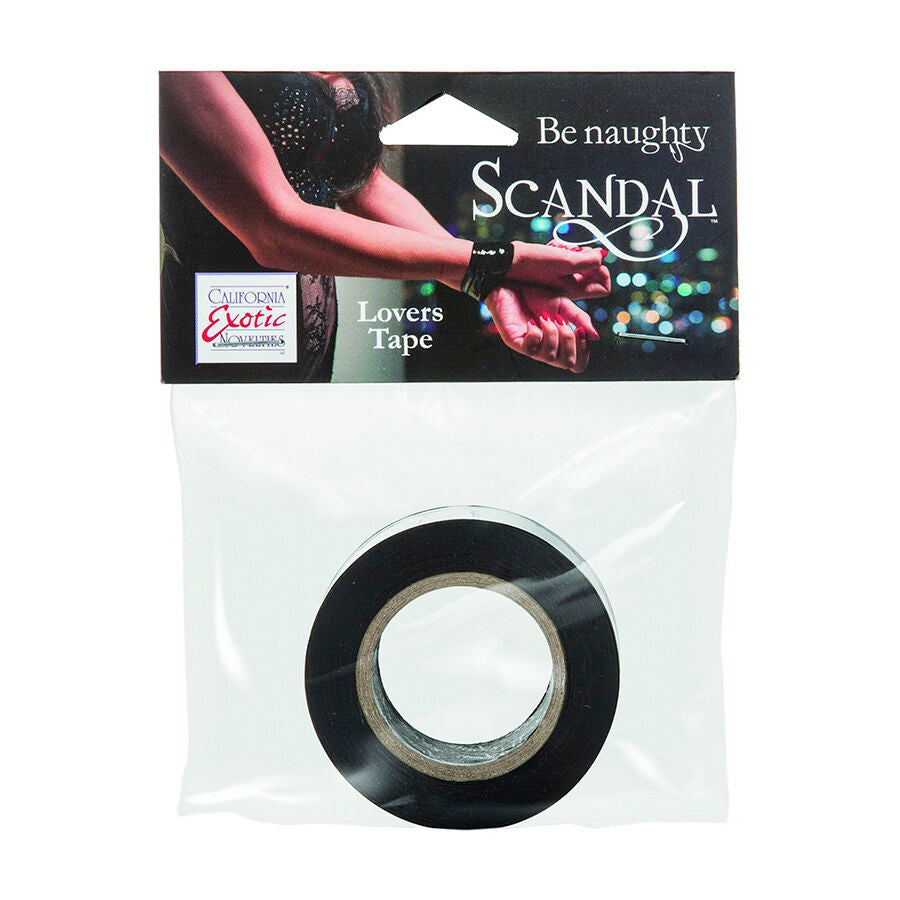 Ruban Bondage Scandal Adhesif Noir 15m - CalExotics