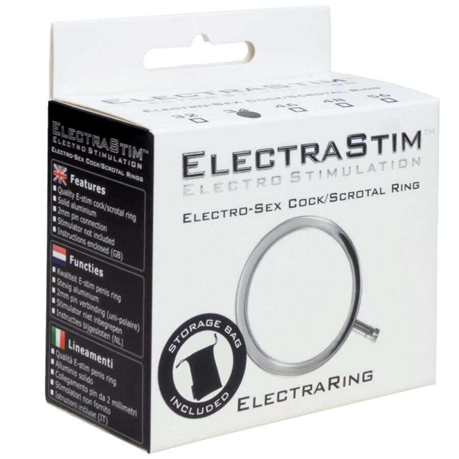 Anneau Pénien ElectraRing Métal 34mm - ElectraStim
