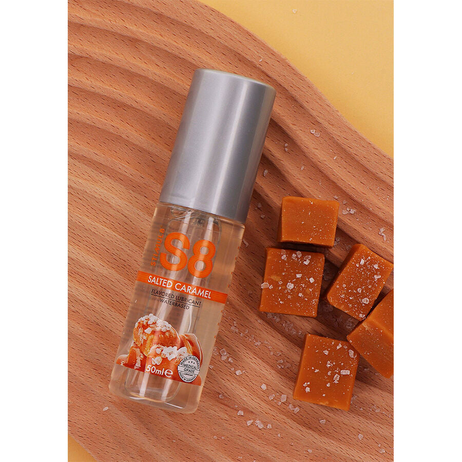 Lubrifiant Aromatisé S8 Caramel Salé 125ml - Stimul8