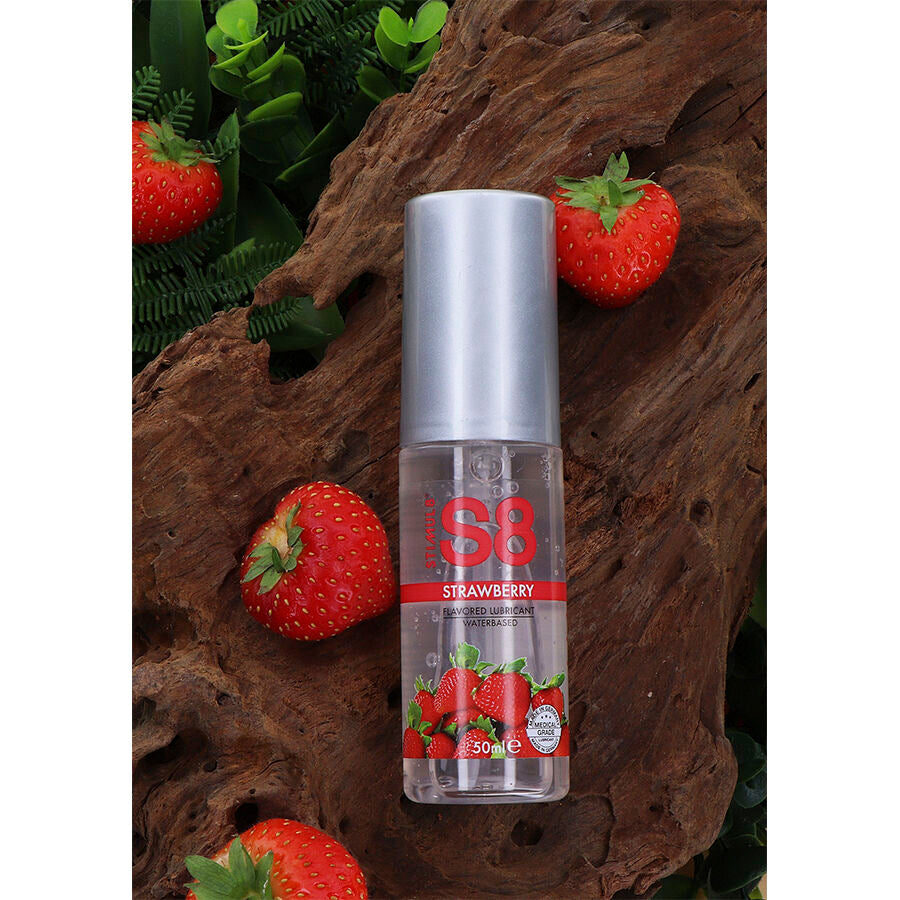 Lubrifiant Intime S8 Saveur Fraise 125ml - Stimul8