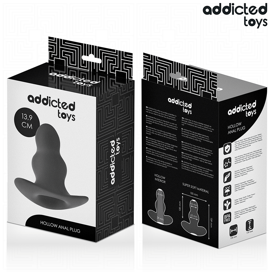 Plug Anal Creux XL 13,9 cm - Addicted Toys