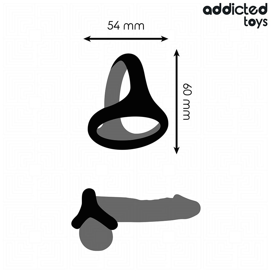 Anneau Pénien Triple Épaisseur - Addicted Toys