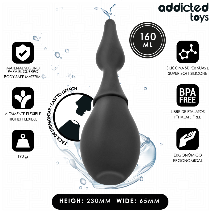Poire de Lavement de Voyage Modèle 1 - Addicted Toys