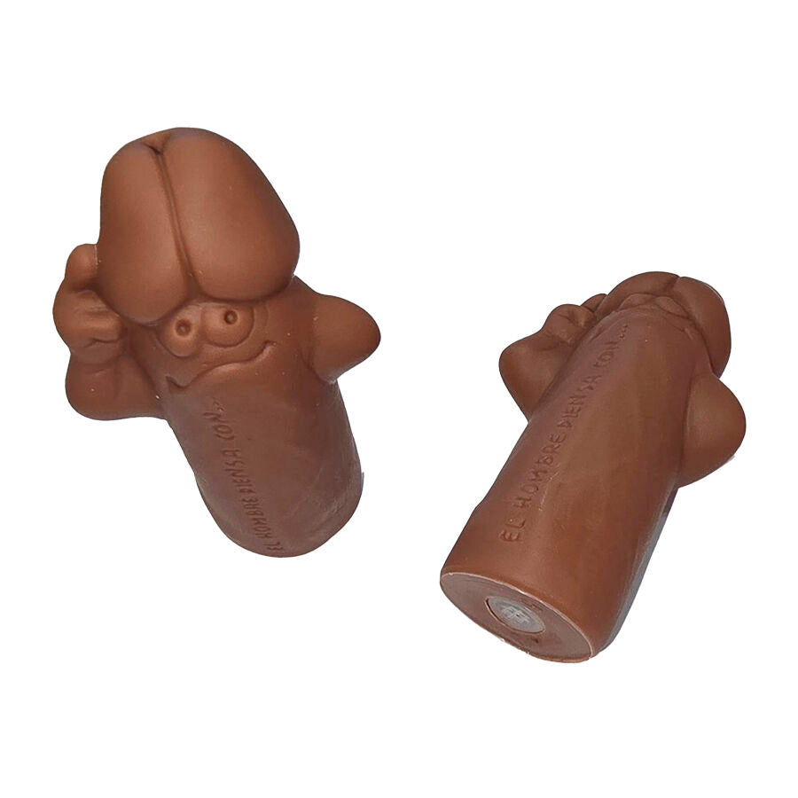 Sifflet Humoristique Pénis Marron 12cm - Diablo Picante