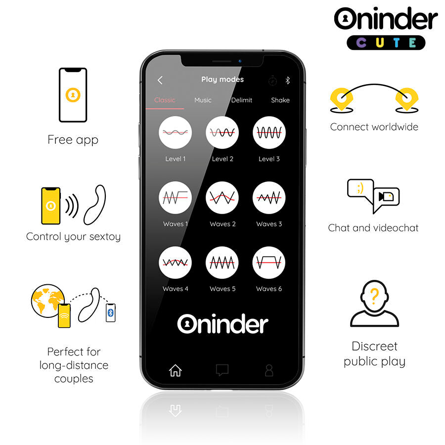 Vibromasseur Oninder Cute Love Buddy Master Jaune - Oninder